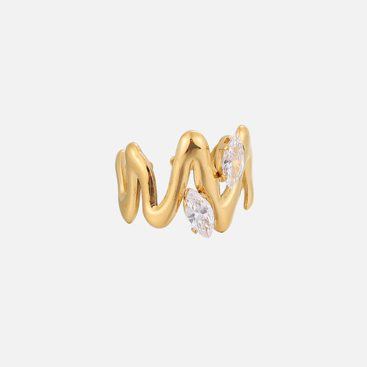 Twirl Ring (Adjustable) by Arley London — view 2