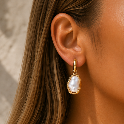 Aurapearl Earrings by Arley London — view 3