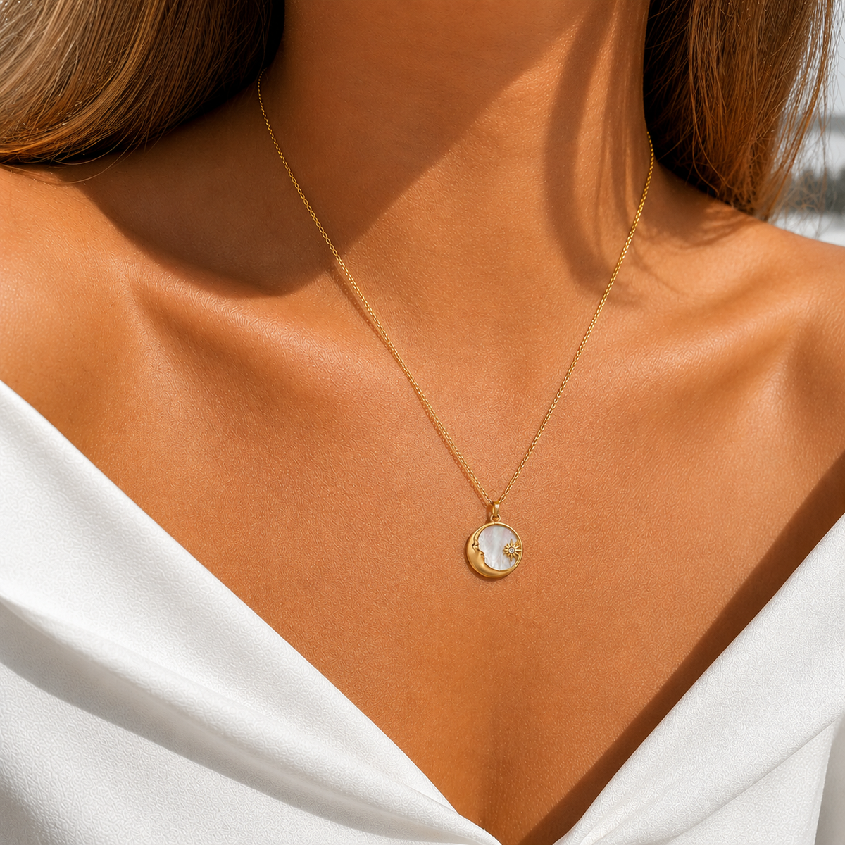 Aurora Necklace by Arley London — view 3