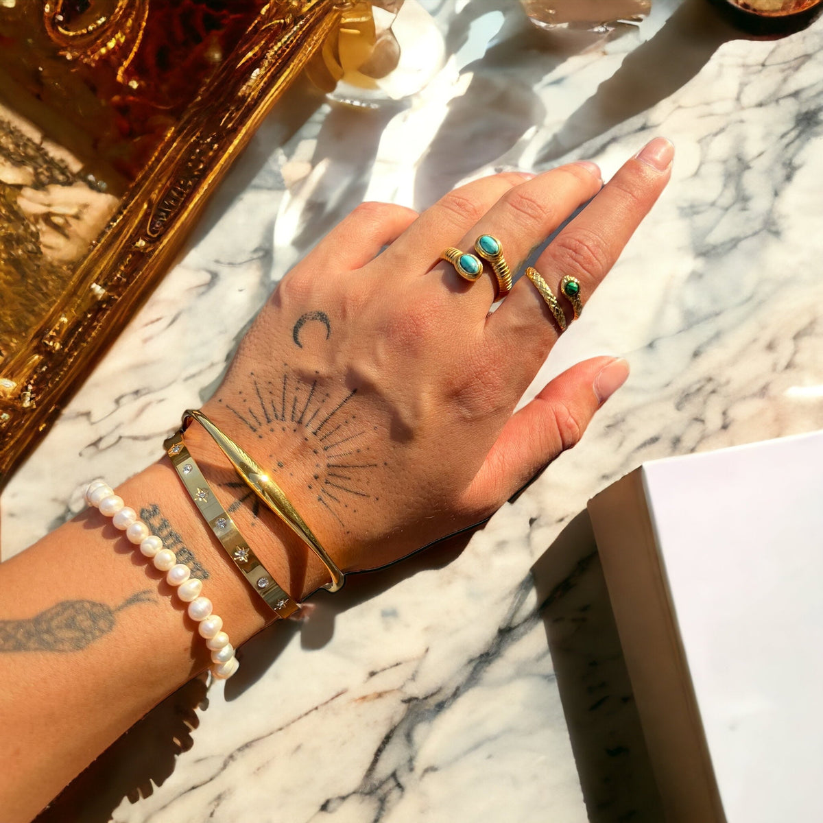 Delaphine Ring (Adjustable) by Arley London — view 3