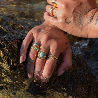 Delaphine Ring (Adjustable) by Arley London — view 4
