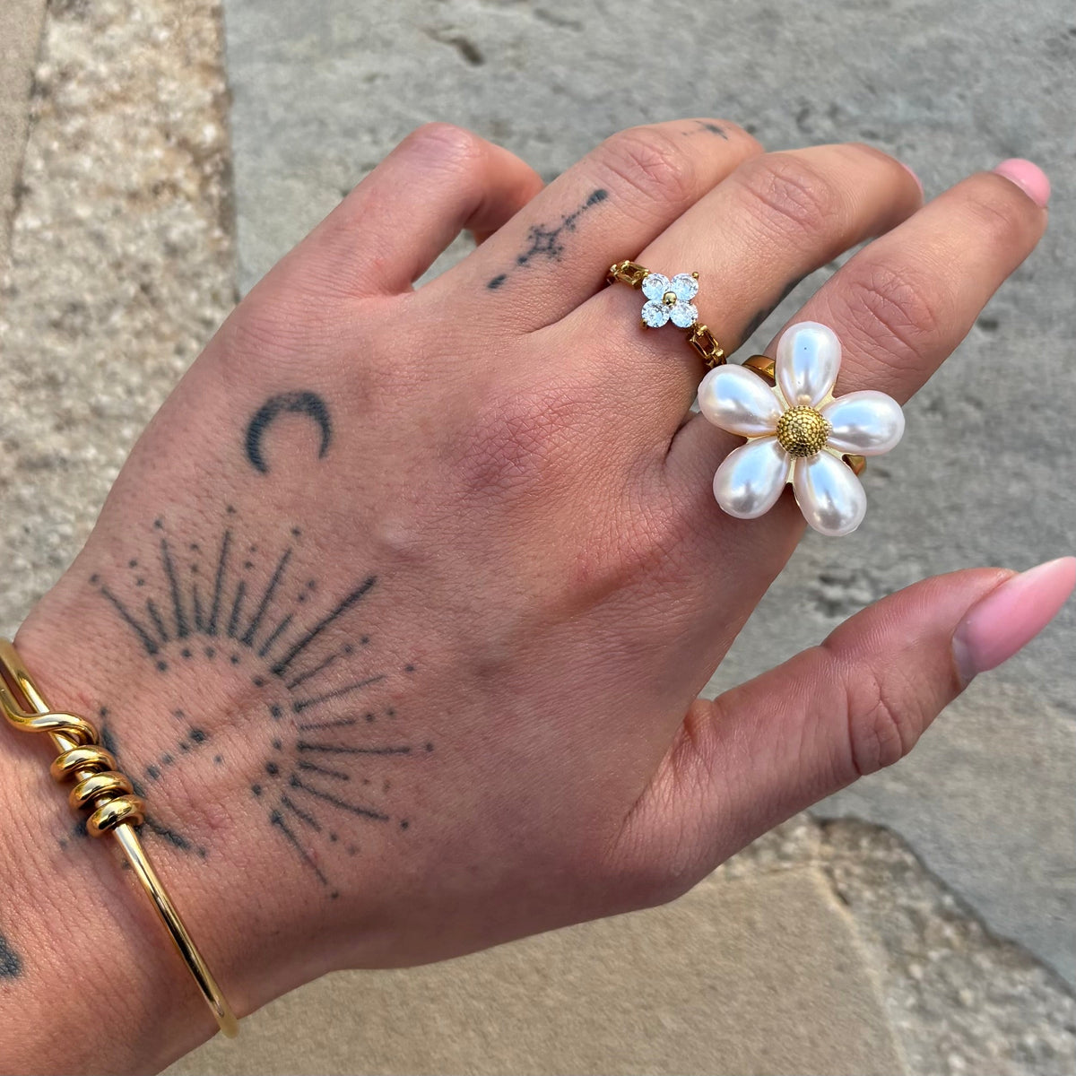 Floréa Ring (Adjustable) by Arley London — view 3