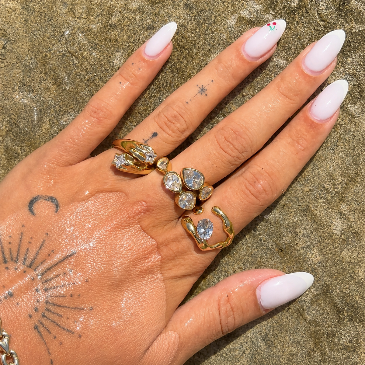 Hayla Ring (Adjustable) by Arley London — view 3
