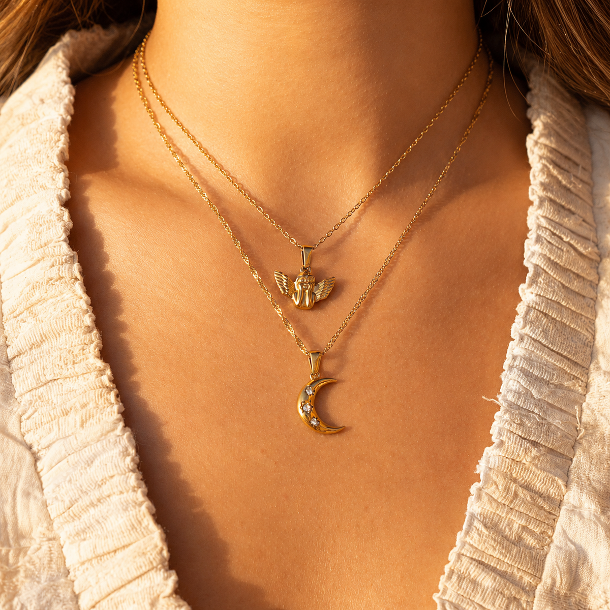 Lune Necklace by Arley London — view 4