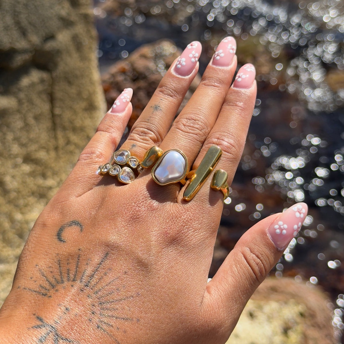 Marea Ring (Adjustable) by Arley London — view 3