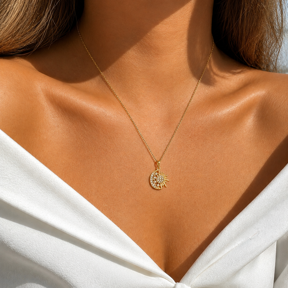 Luna Necklace by Arley London — view 3