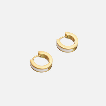 Roxy Earrings White by Arley London — view 2