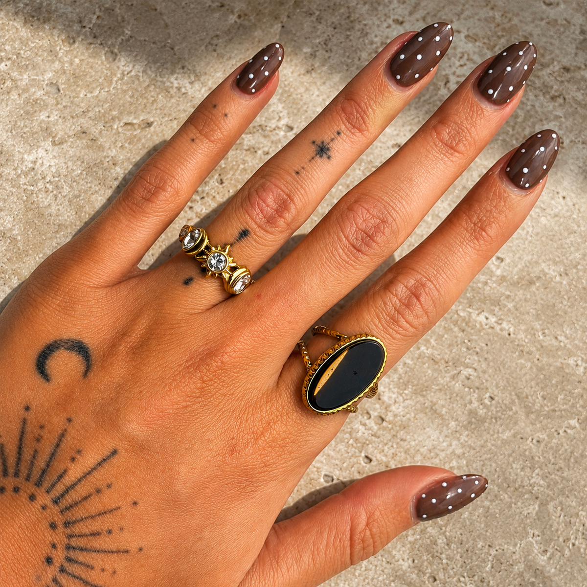 Sienna Ring (Adjustable) by Arley London — view 3